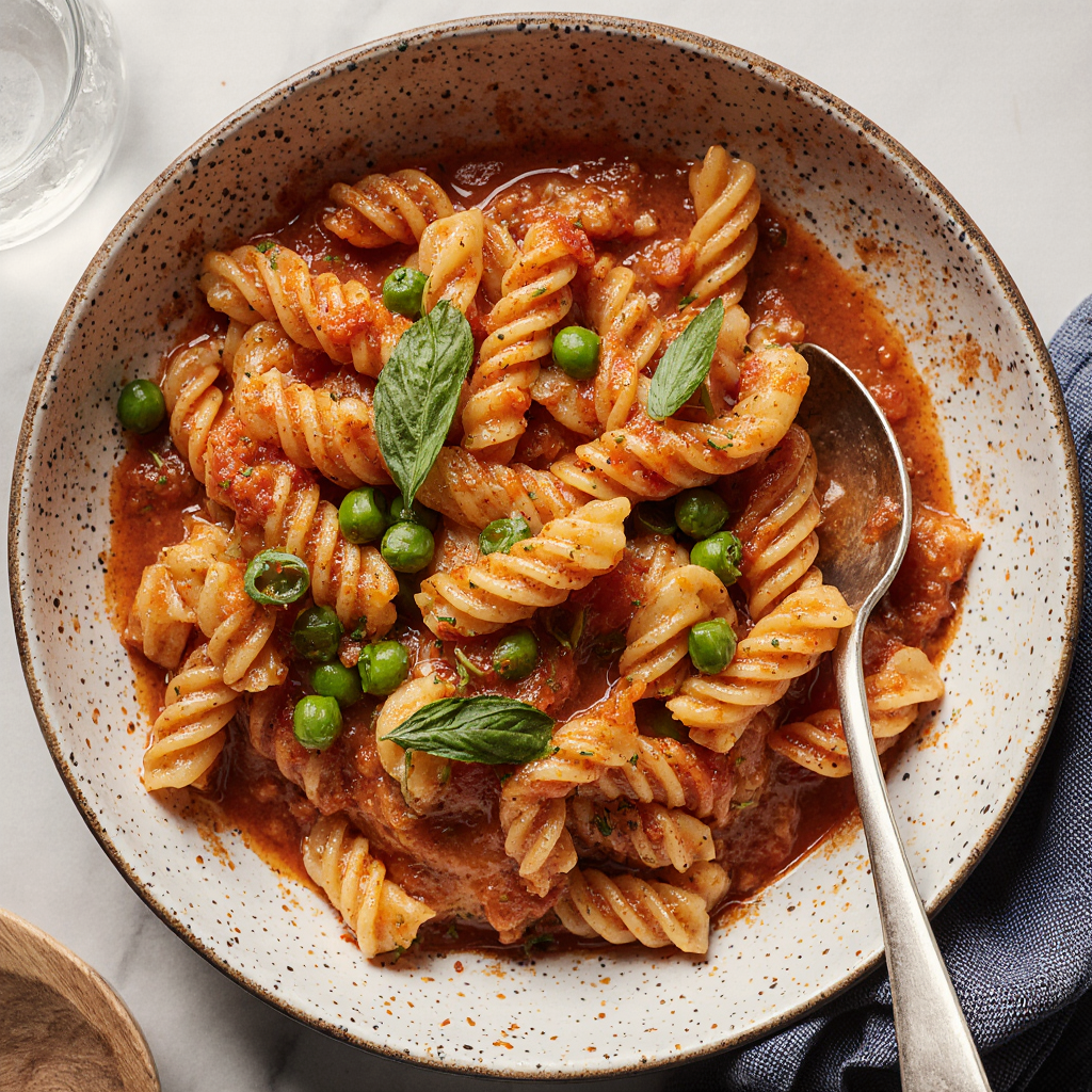 Fusilli Peas